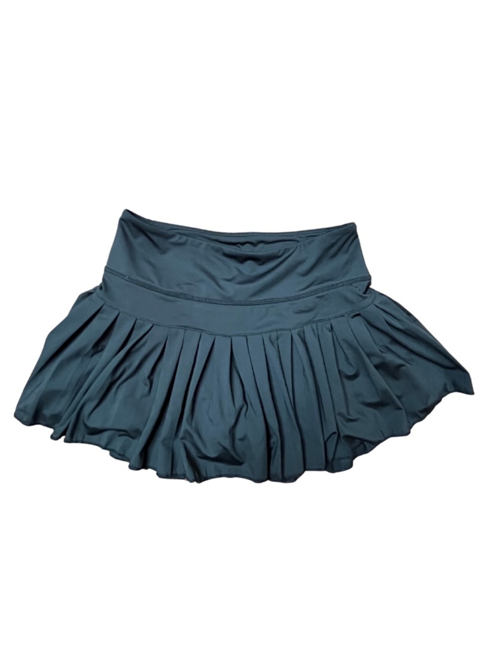 Gold Hinge Black Pleated Tennis Skirt High Rise Athletic Skort